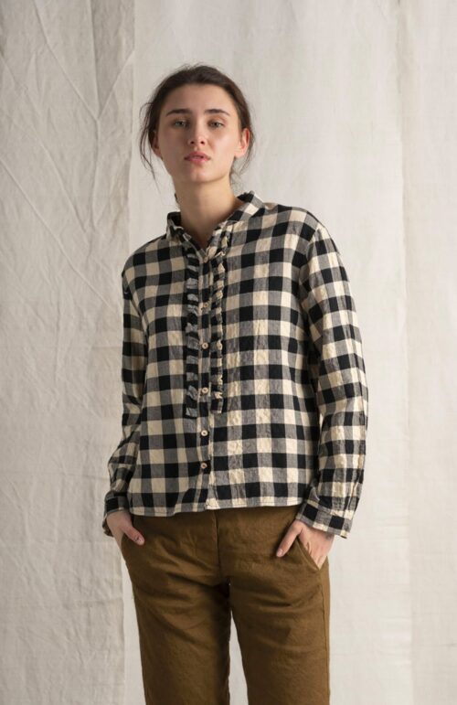 SUZETTE SHIRT BLACK & WHITE