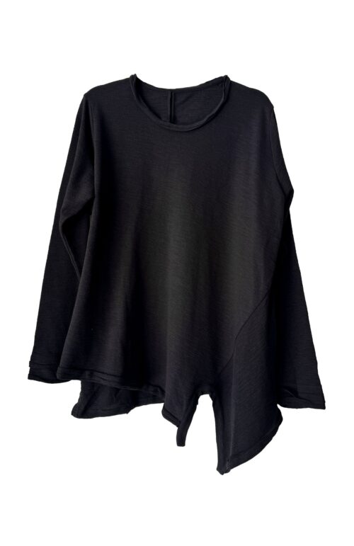 ASYMMETRICAL TOP BLACK