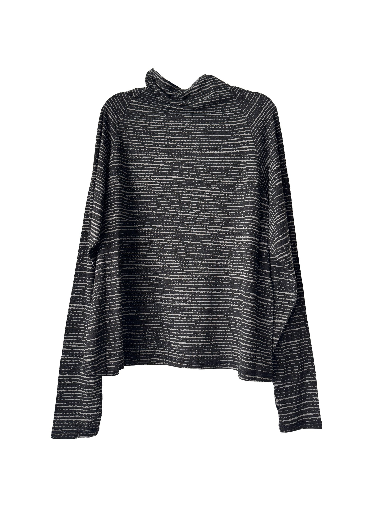 ABSTRACT TOP GREY PRINT