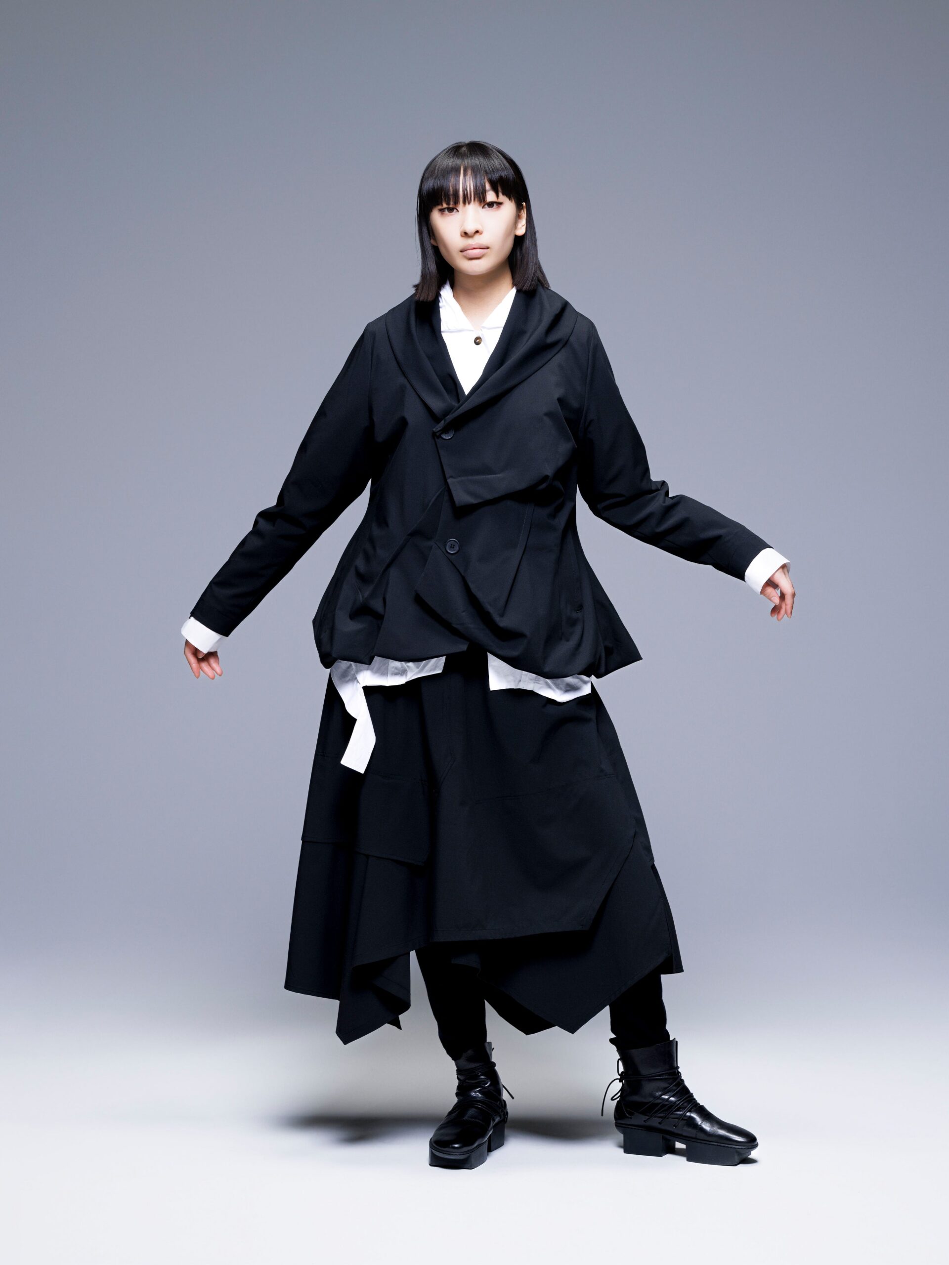 TAB AND TUCK SHIRT WHITE - Image 3