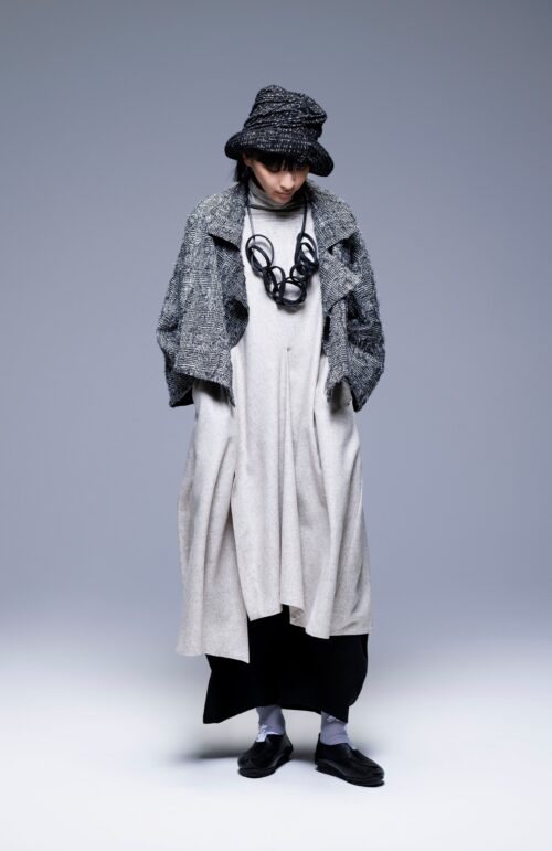 HOUNDSTOOTH JACKET BLACK