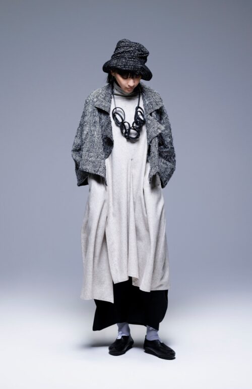 HOUNDSTOOTH JACKET BLACK