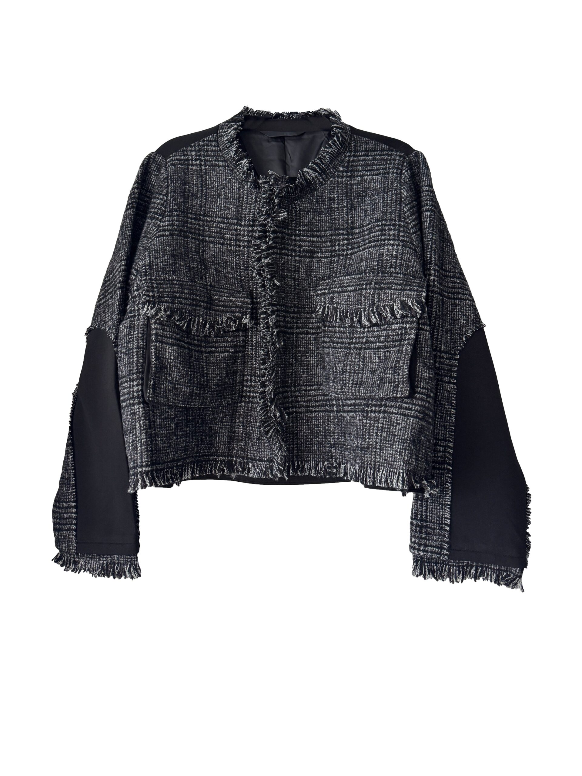 FRINGE JACKET BLACK - Image 2