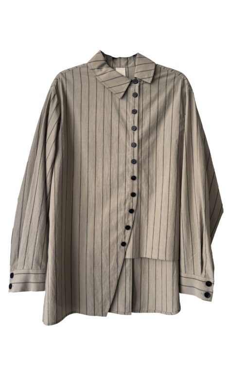 SHIRT BC110 BEIGE STRIPE