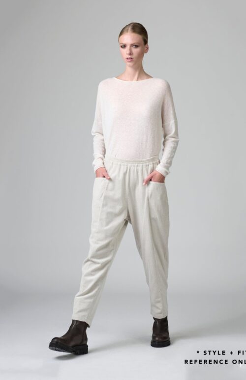 CORD PANT STONE